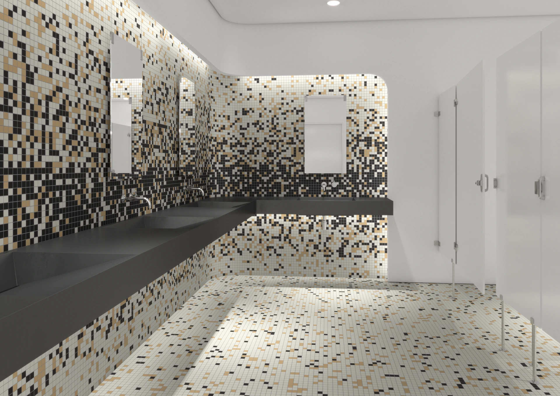 Mosaico Porcelânico — Casa de Banho