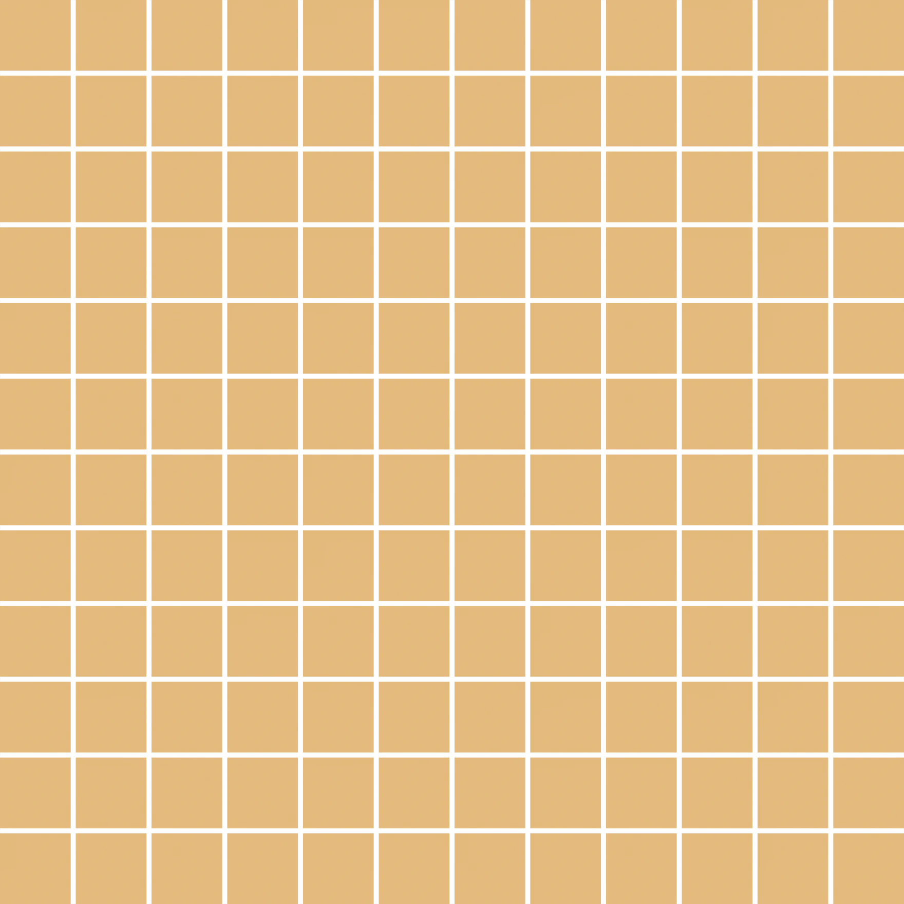 Mosaico Porcelânico Amarelo 2,5x2,5